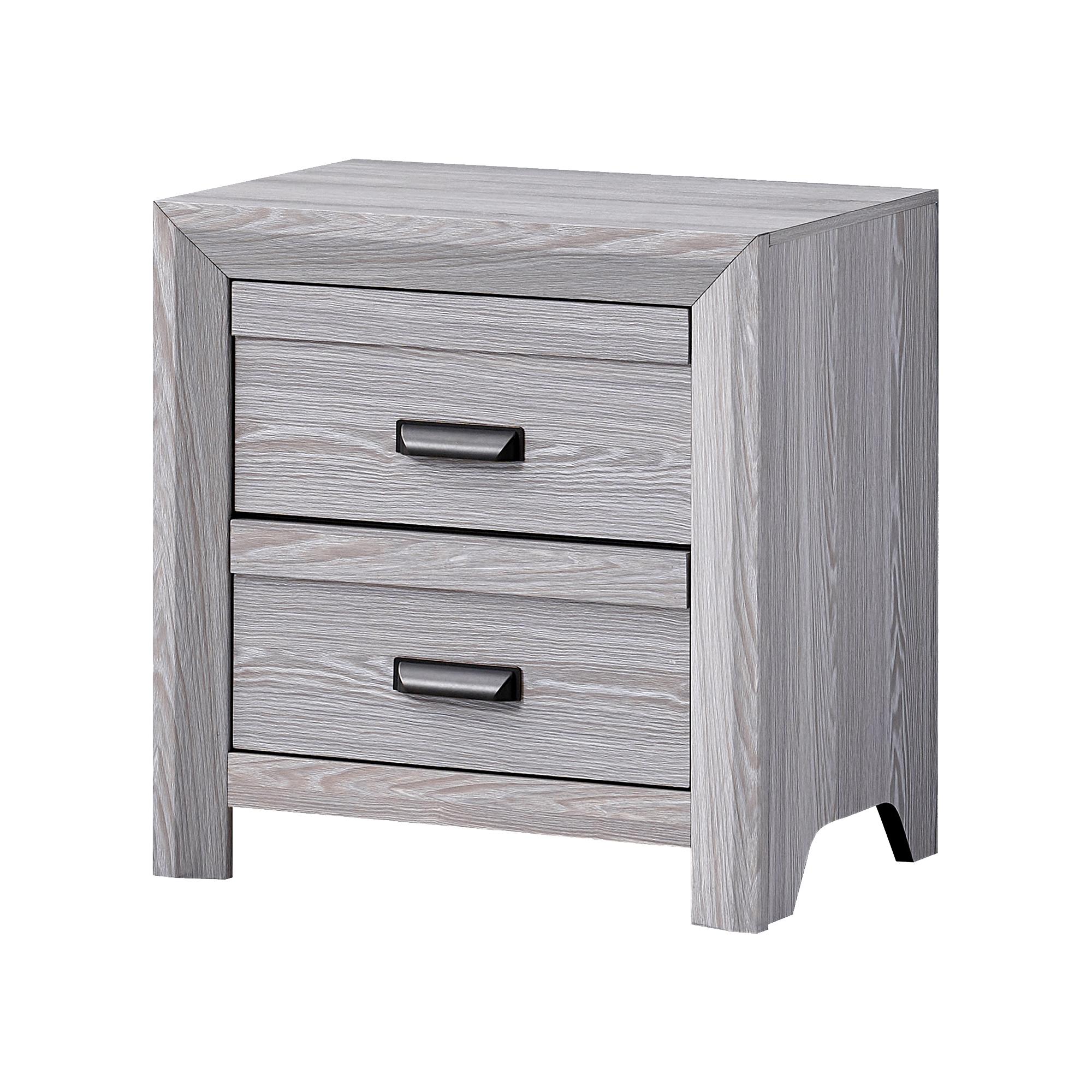 Crown Mark Adelaide B6710-2 Nightstand - Driftwood IMAGE 1
